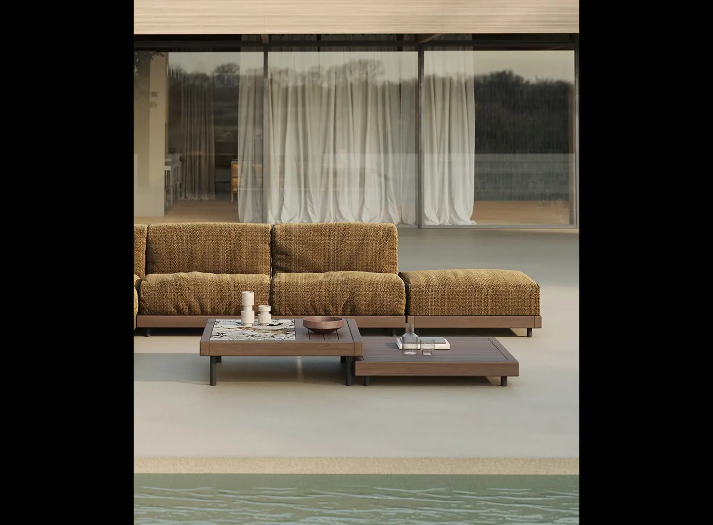 Boira iroko wooden structure