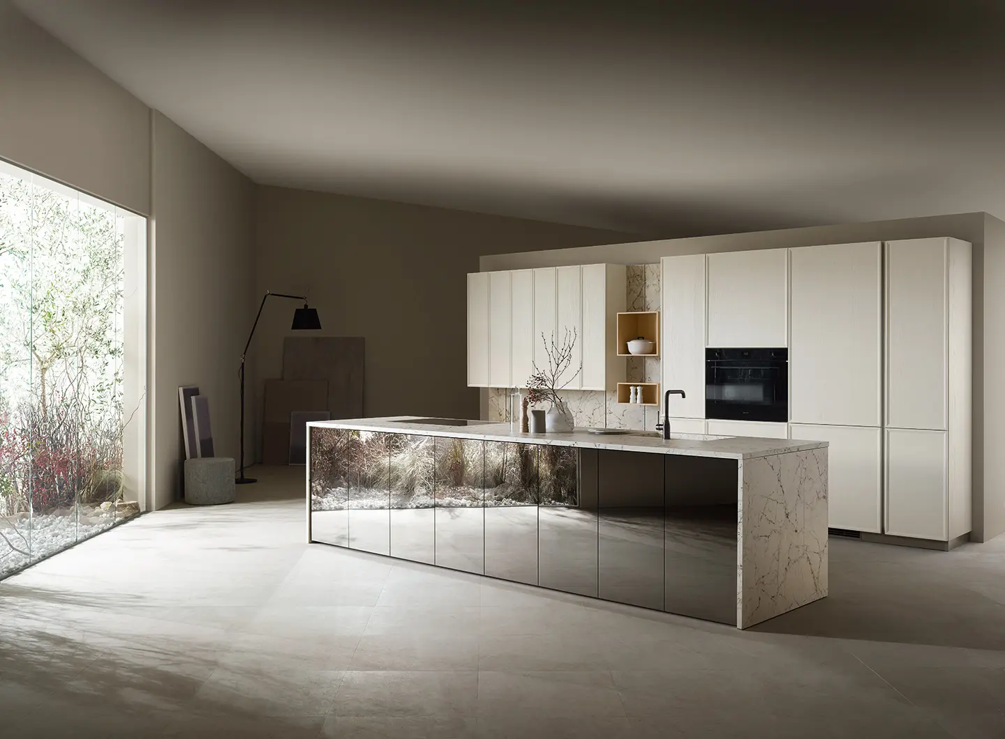 Nuovo sistema d'arredo Poetica di Scavolini