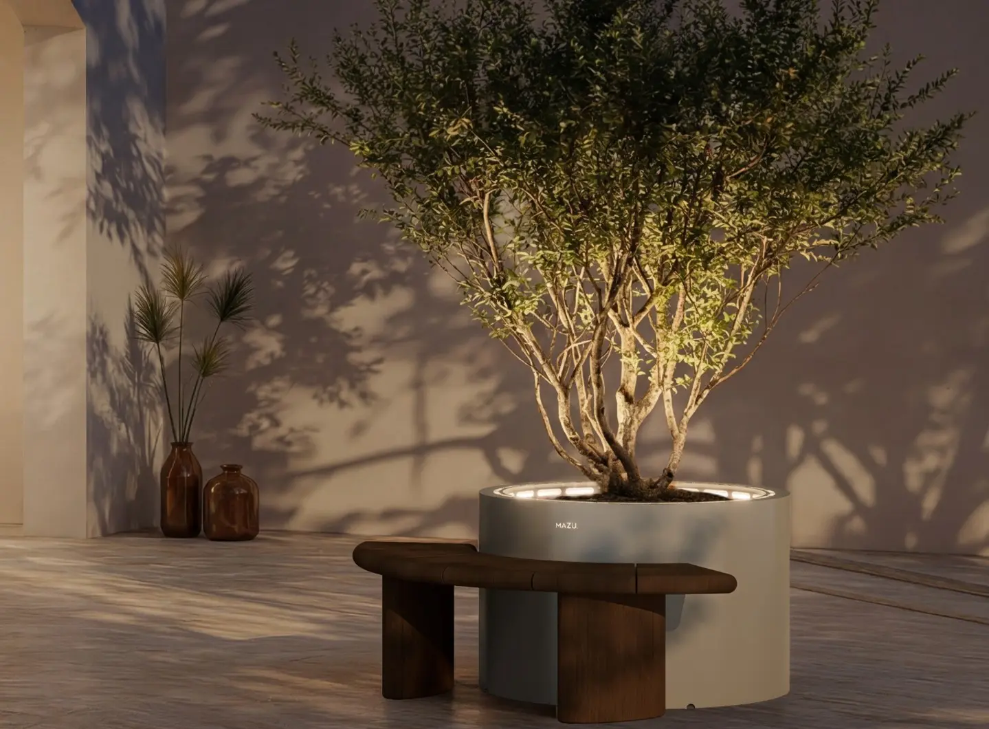 Crea composizioni flessibili combinando le panche in modo armonioso.