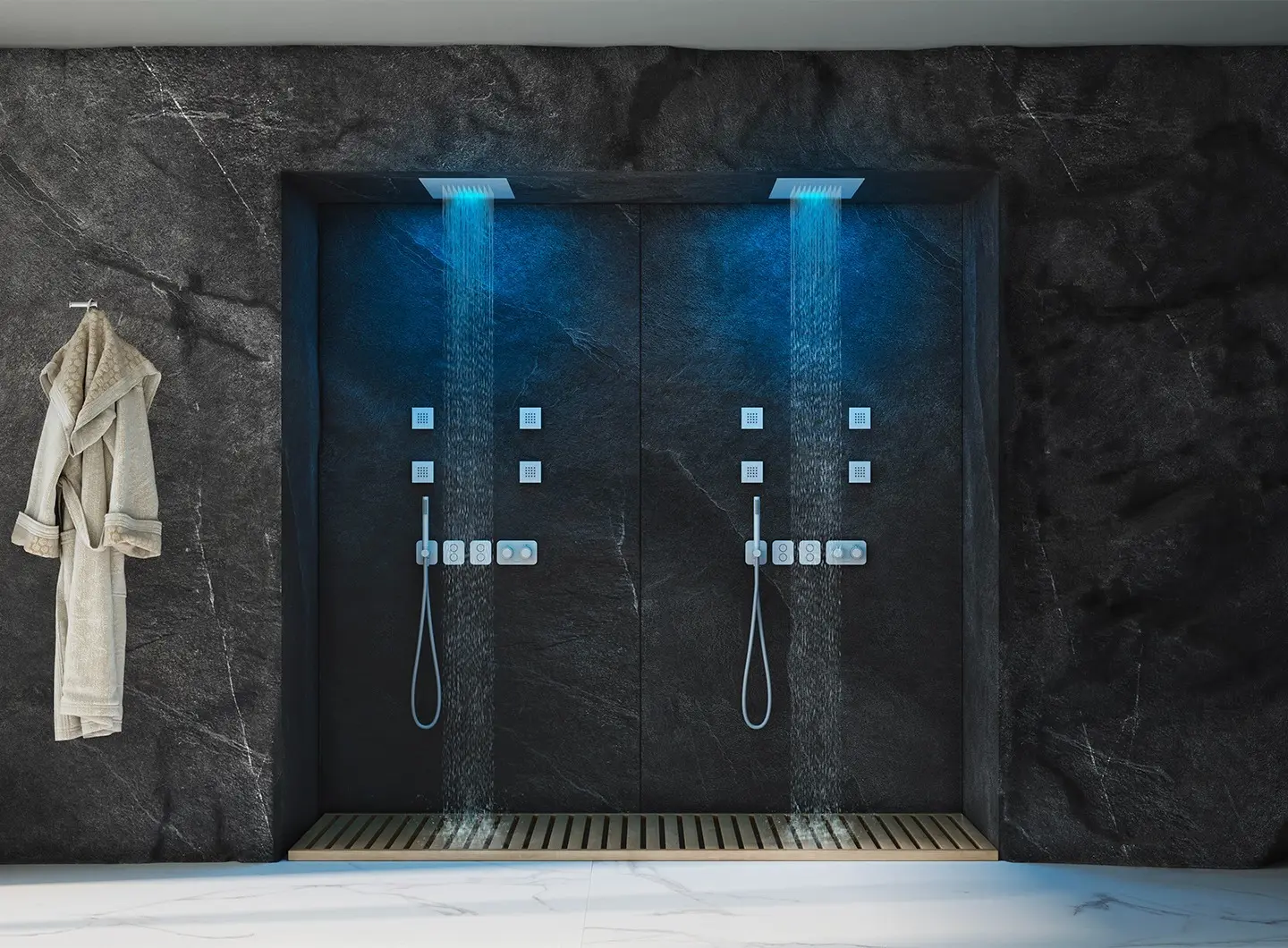 Oasy private wellness thermostatic system Mariner Rubinetterie