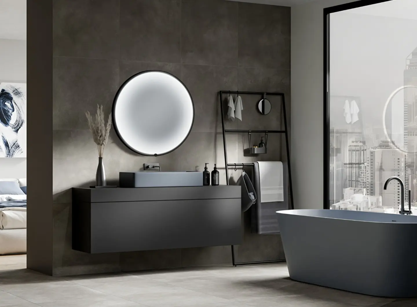 Vanità & Casa - Specchio - Foggy Round