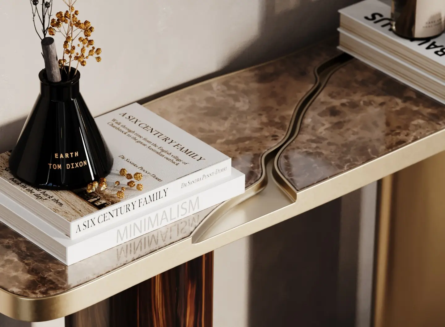 Rowan-console-marble-top-organic-cut