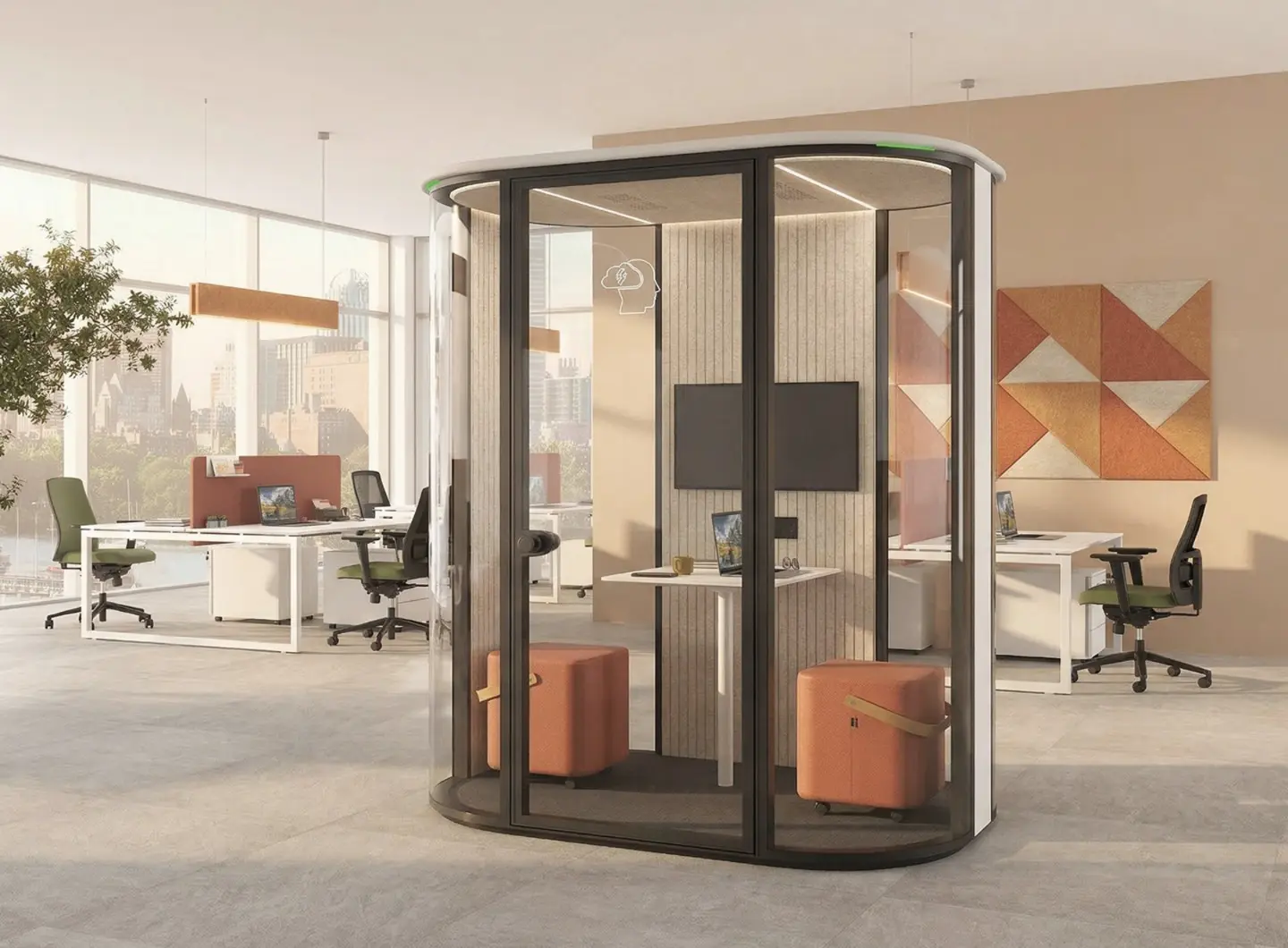 Accoustic Booths with unique design