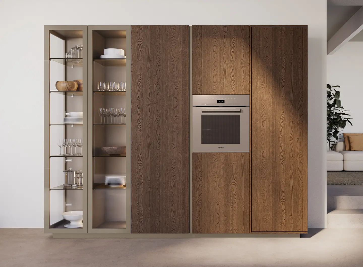 Brera, colonna Furnspin, collezione Genius-K, Cucine LUBE
