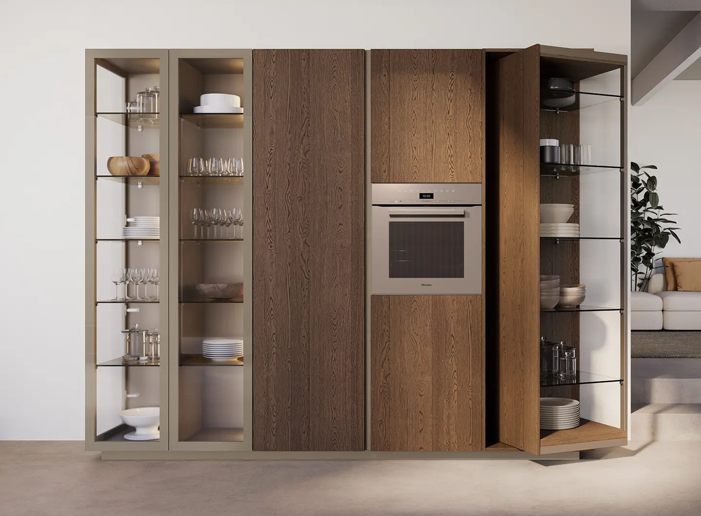 Brera, colonna Furnspin, collezione Genius-K, Cucine LUBE