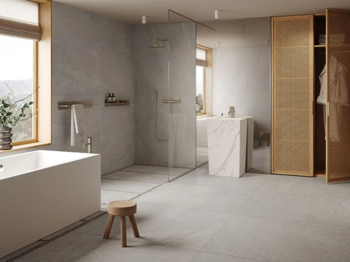 Pavimento in gres porcellanato - collezione Saxum