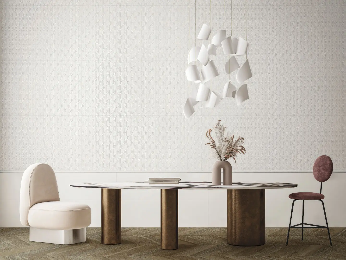 Feel White Ornato 30x100