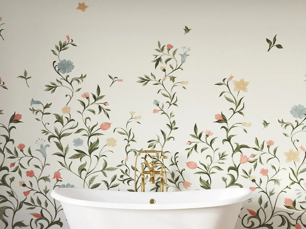 Nouveau wallpaper - Admiral bathtub