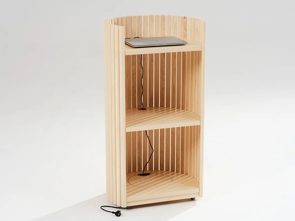 Opera Pulpet in solid wood of oak and ash