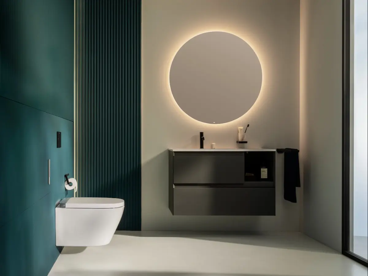 In-Wash® Vorea. Wall-hung version. 