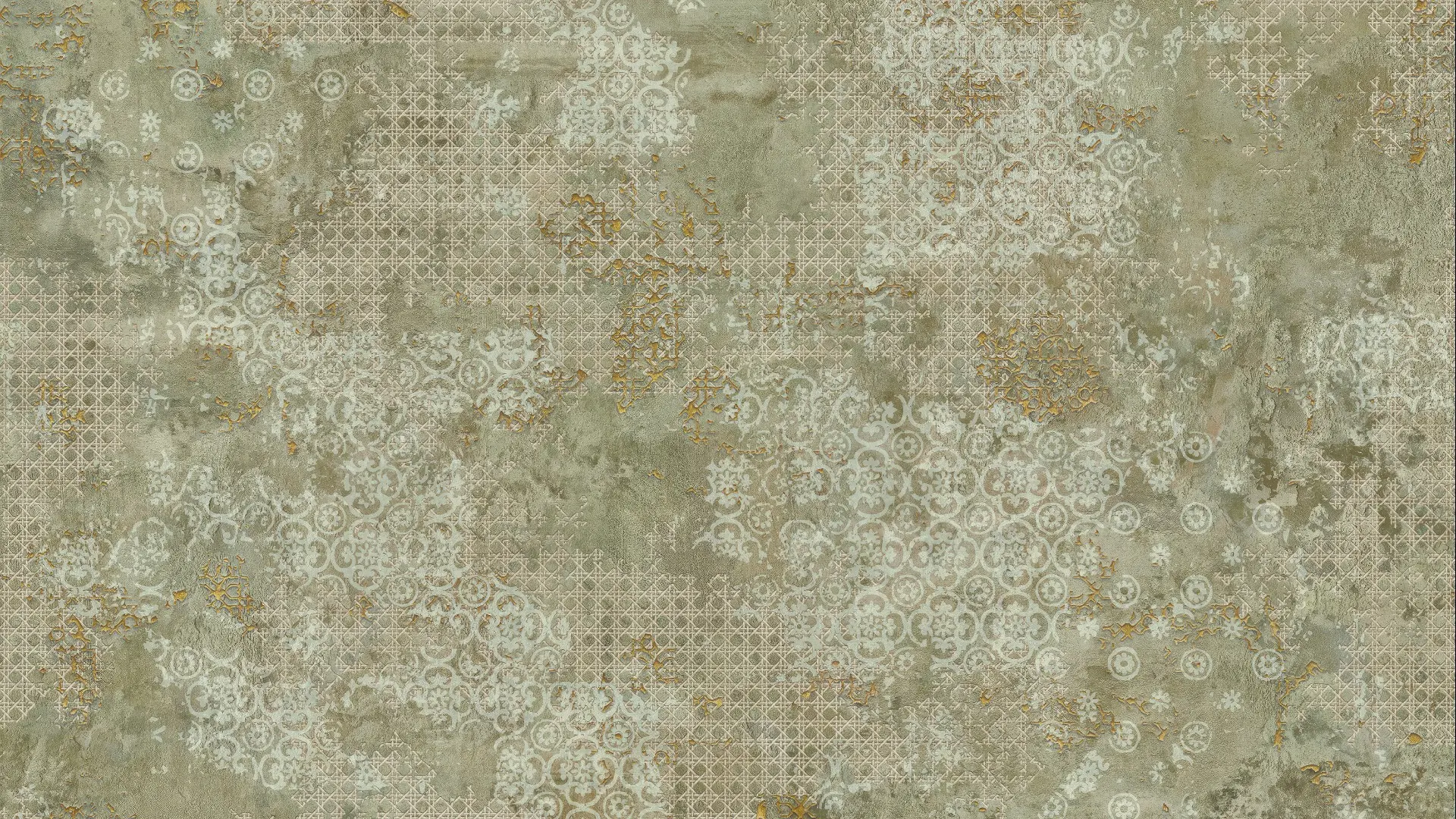 Rug Green Natural 100x100
