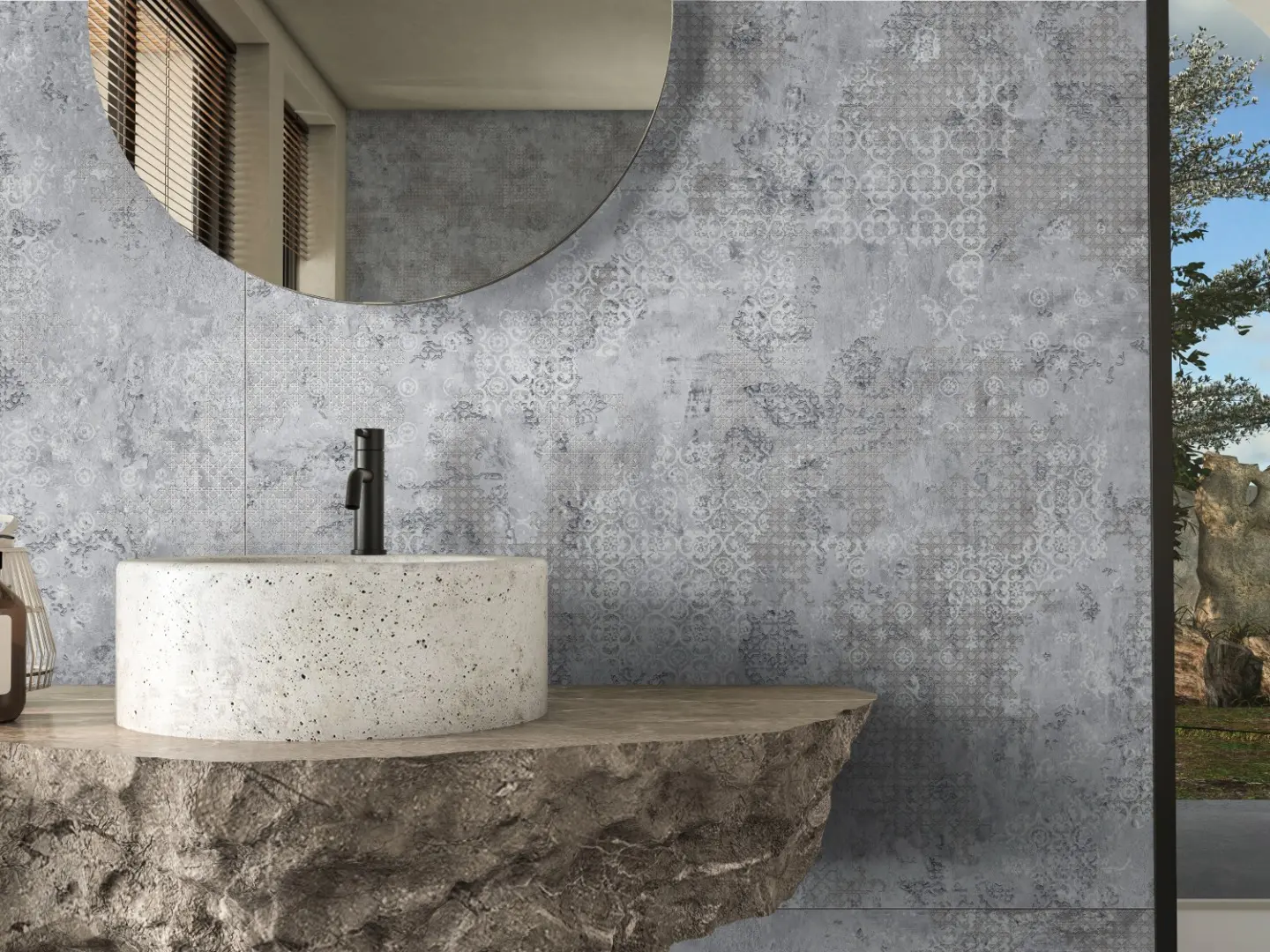 Rug Grey Natural 100x100