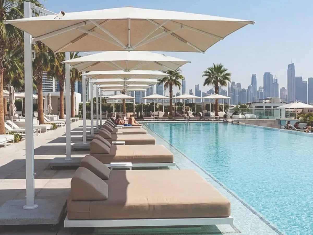 KANA side pole umbrella