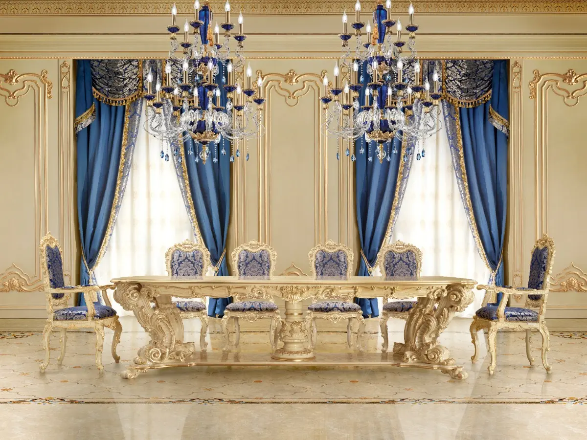 LUXURY DINING TABLE CLASSIC ITALIAN HANDCRAFTED FURNITURE