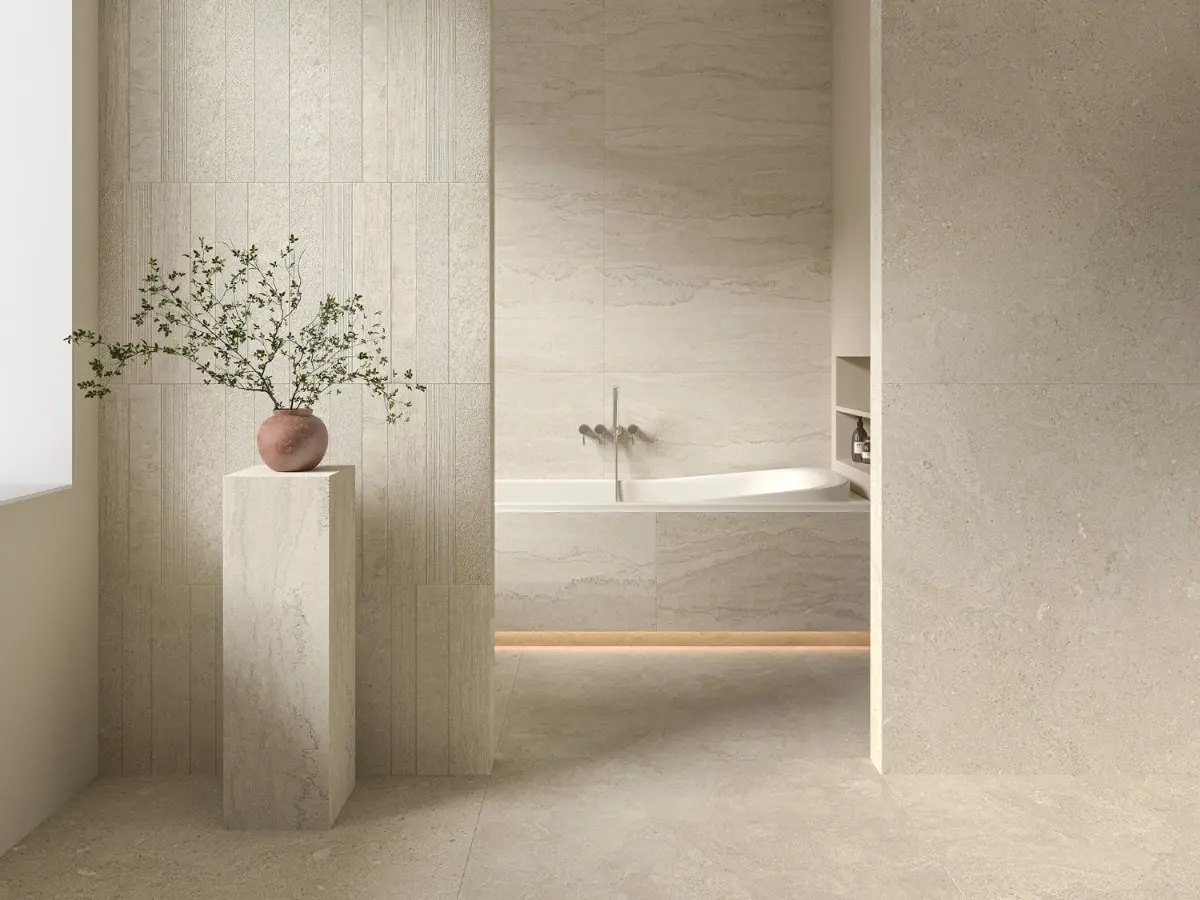 Tivoli Ivory Cross Cut 100x100