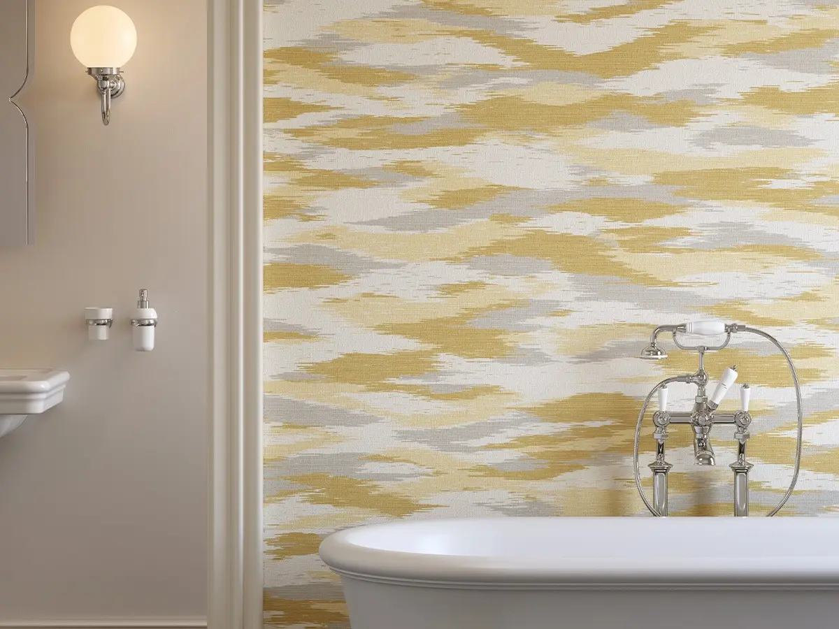 Tramage Gold wallpaper - Celine bathtub