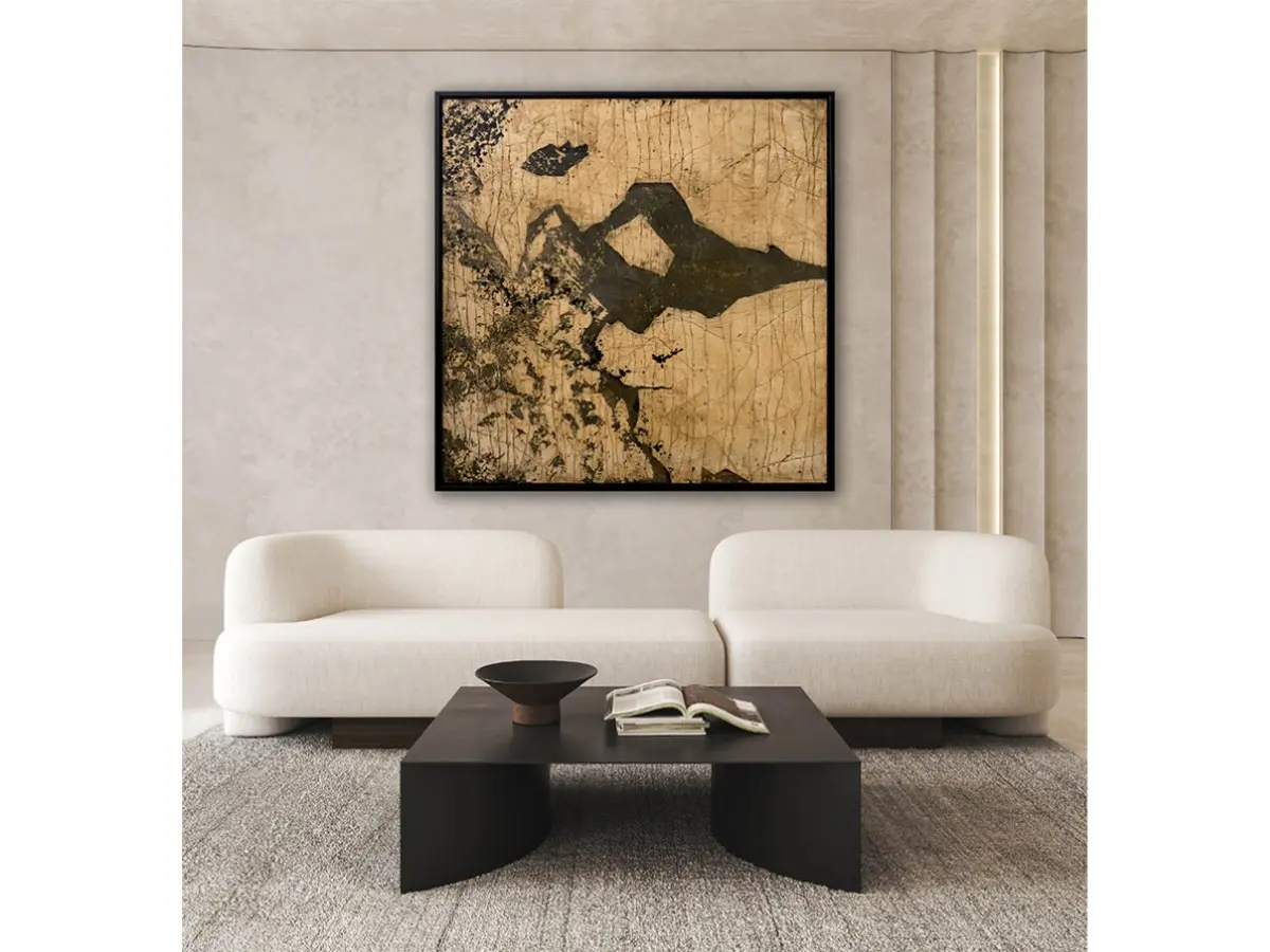 Pezzo originale realizzato su legno.