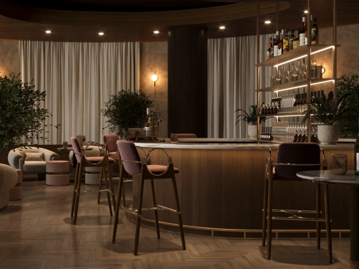 Lincoln Bar Chair - Mezzo Collection