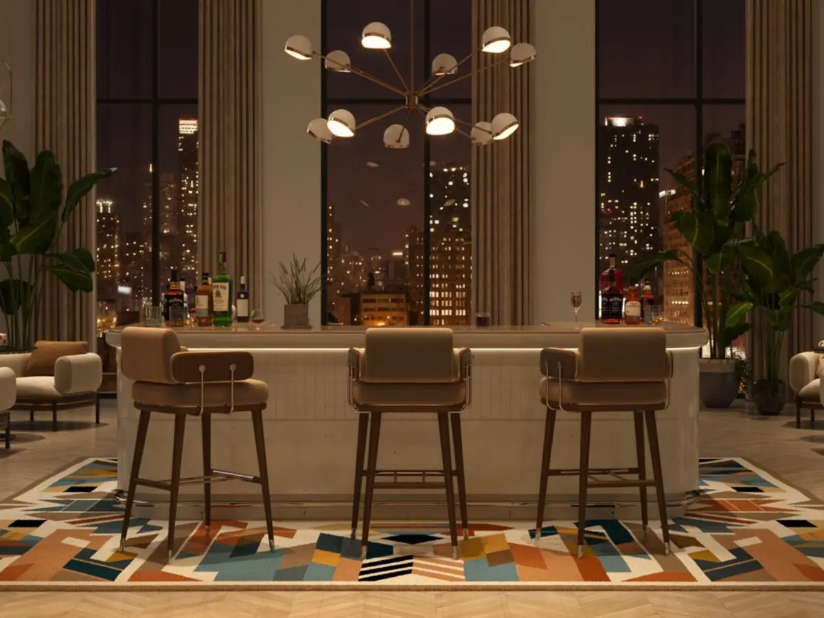 Memphis Bar Chair - Mezzo Collection