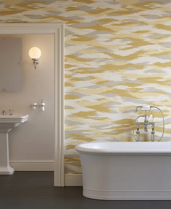 Tramage Gold wallpaper - Celine bathtub