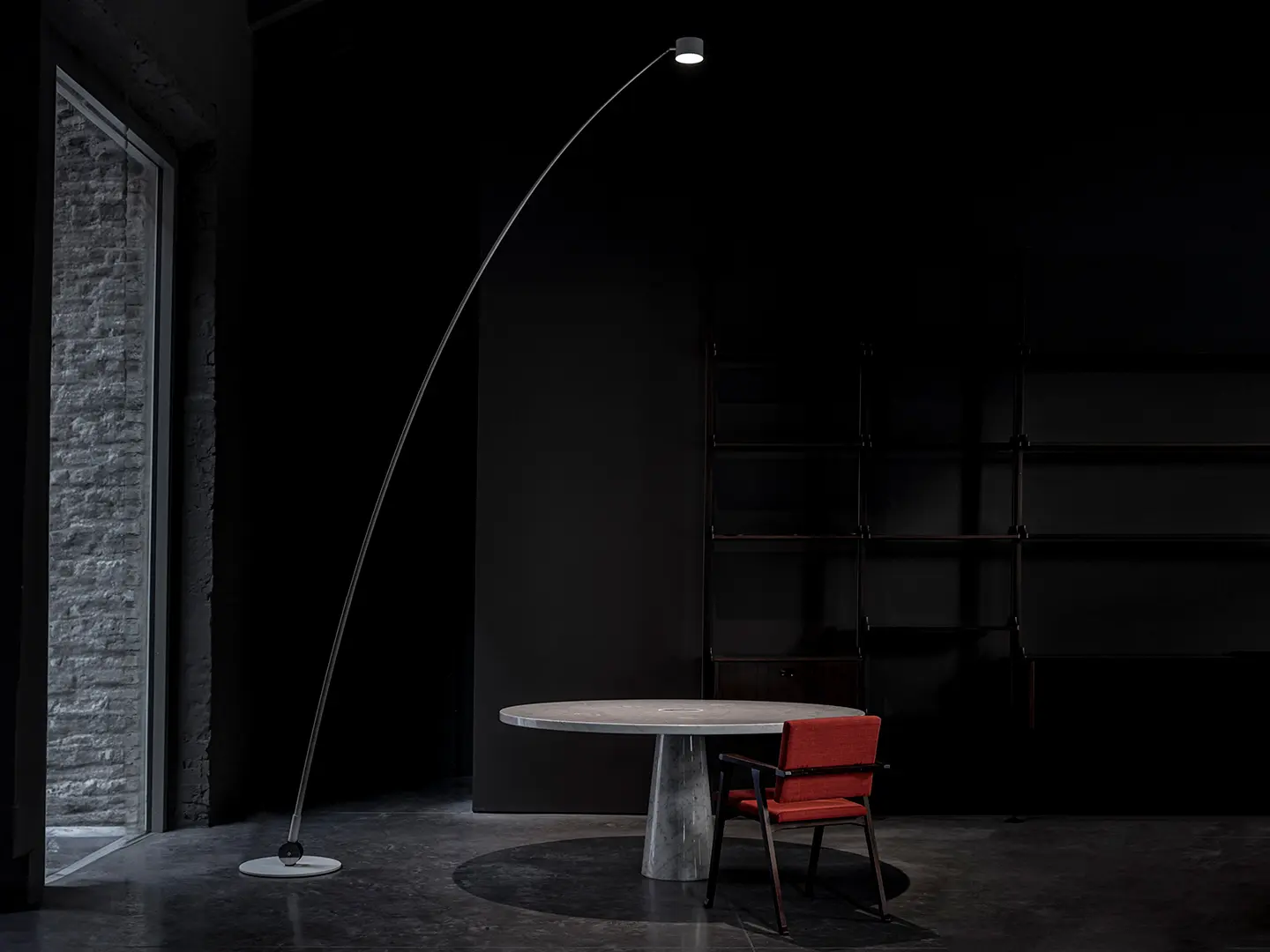 Sampei floor lamp, designed by Enzo Calabrese - Davide Groppi