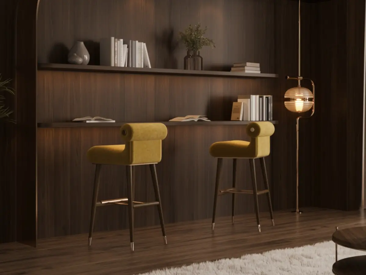 Tennessee Bar Chair - Mezzo Collection