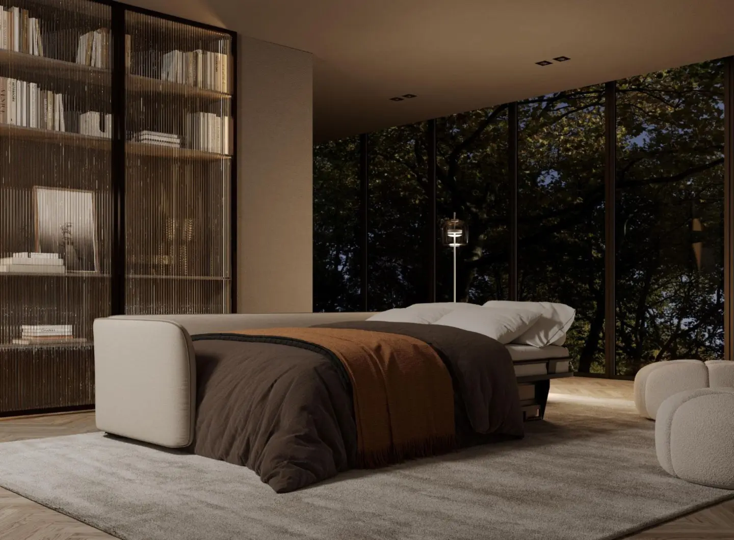 Kirk sofa bed, design Karim Rashid