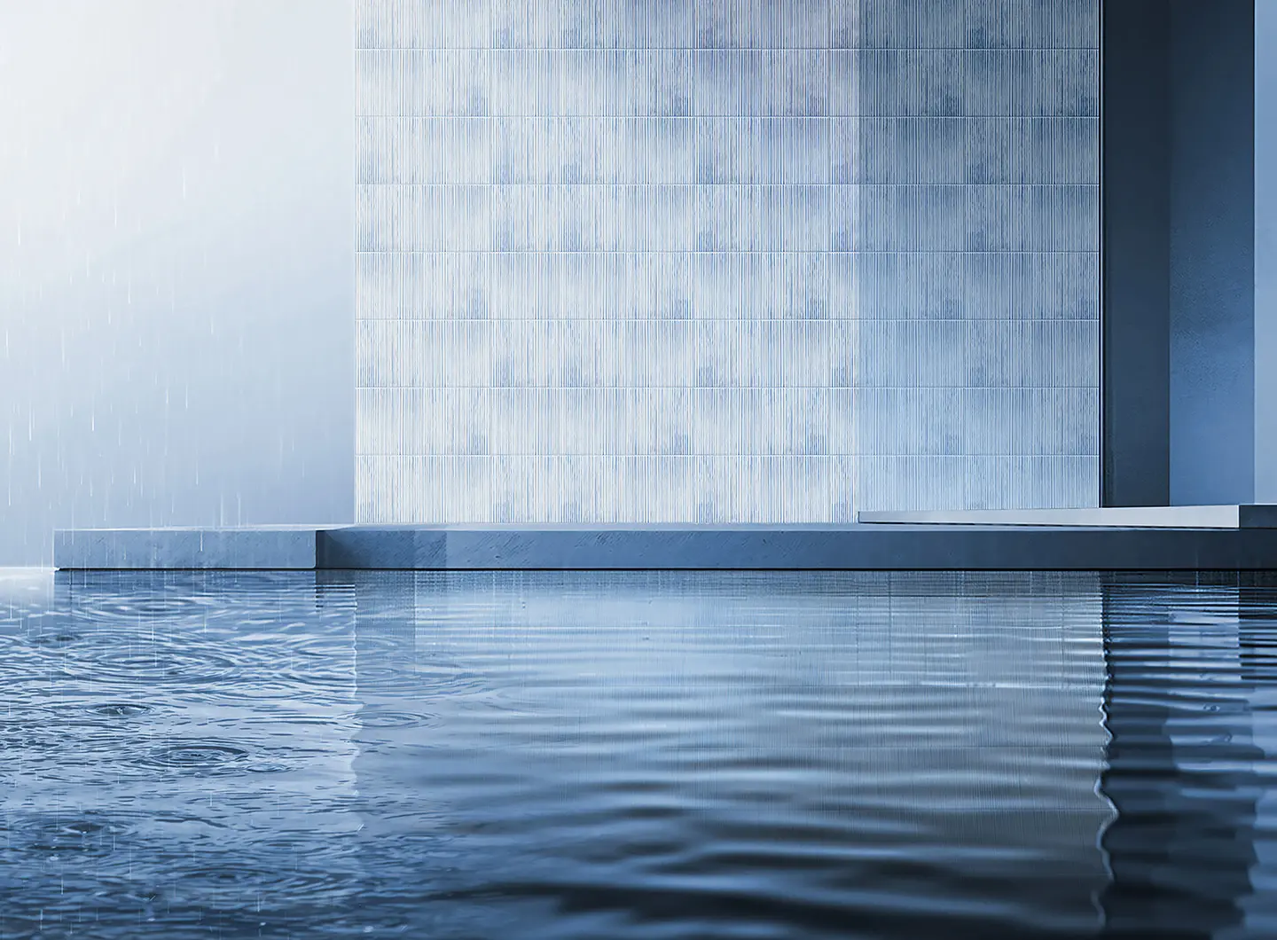Rain collection, designed by Kengo Kuma, Ceramica Francesco De Maio