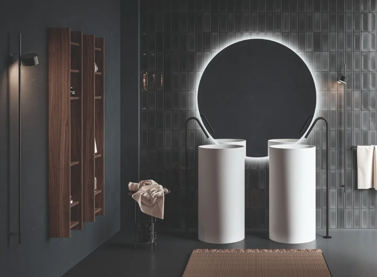 Lavabo freestanding Cristalplant Link Tailormade Stocco