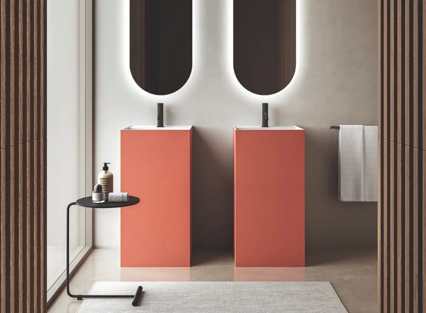 Lavabo freestanding Cristalplant Next J Tailormade Stocco