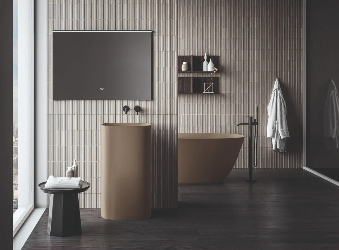 Lavabo freestanding Cristalplant Suite Tailormade Stocco