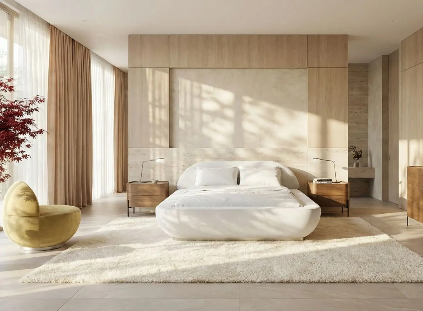 Jagger Bed, Jagger Swivel Chair by Cathy Chang 