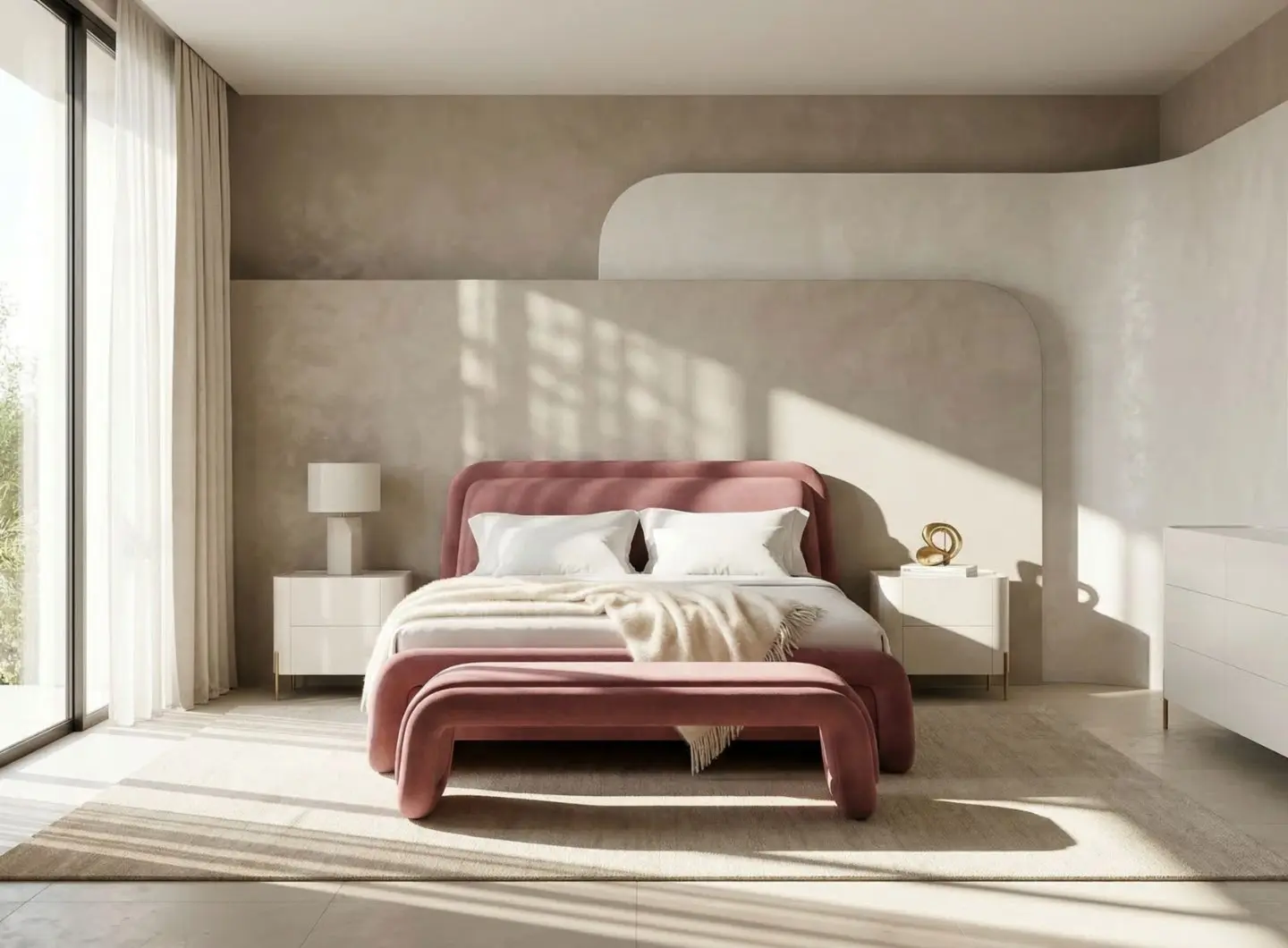 Bold Bed, Bold Chair by CLAUDIO BELLINI Studio