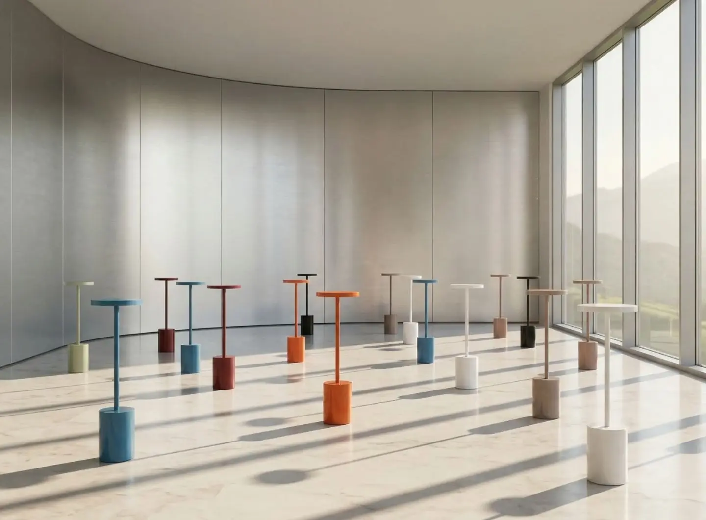 Confetto Spot Tables by Cathy Chang 