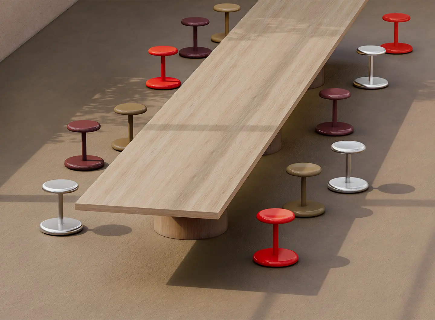 BIWA, design Kohei Wada / NII Design Team. Work and lounge chair with synchro-tilt mechanism.