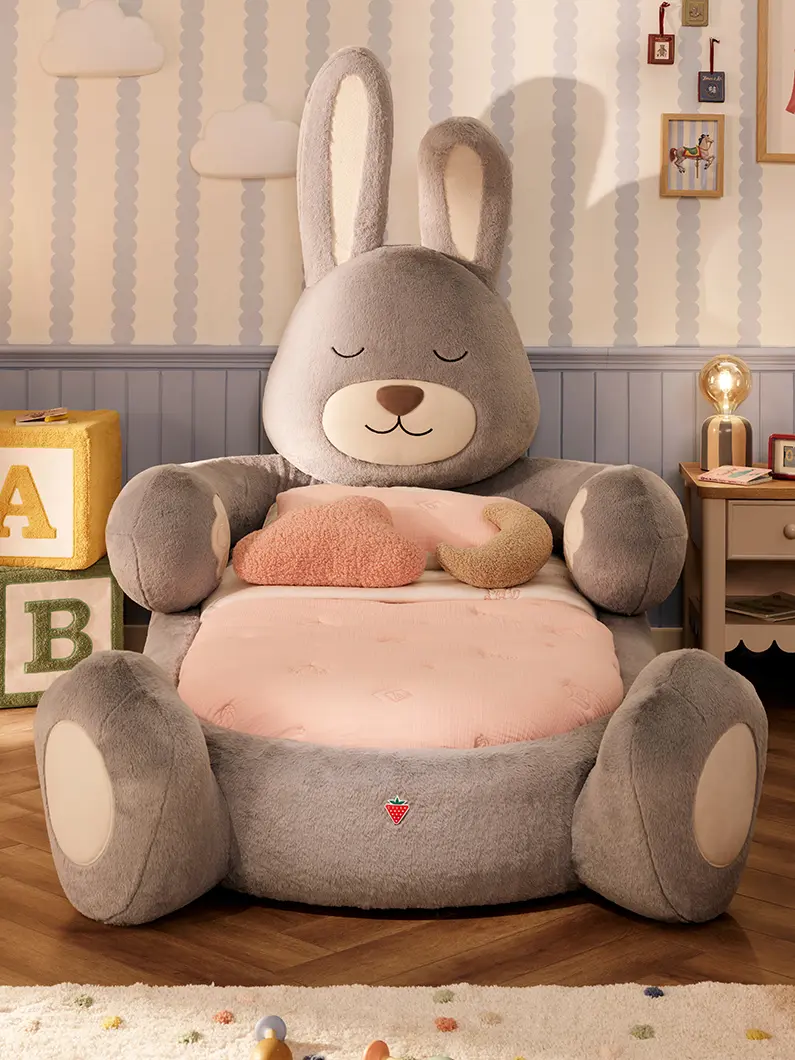 Bunny Bed, Fluffy Friends collection, Çilek