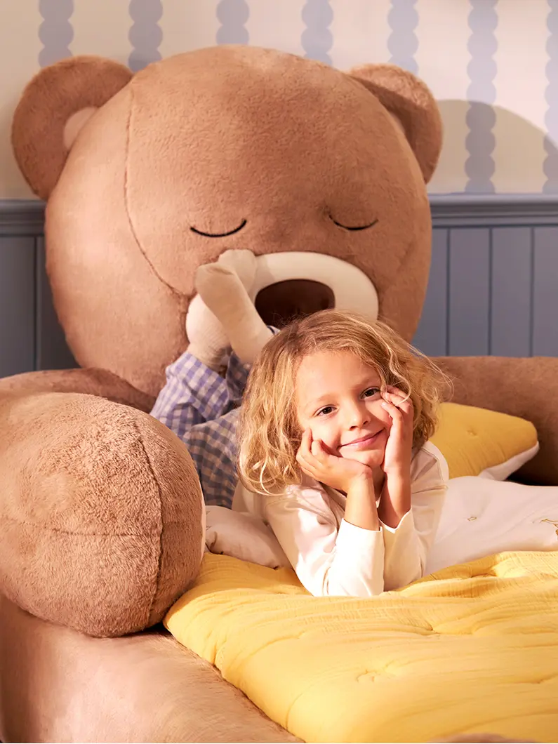 Teddy Bear Bed, Fluffy Friends collection, Çilek