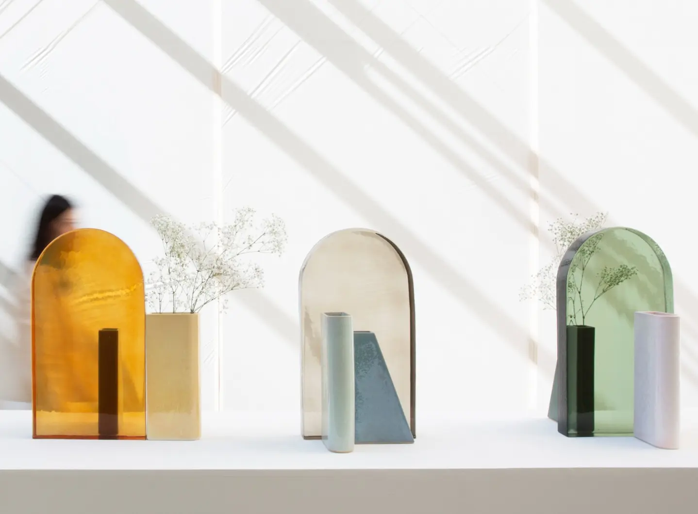 Installation view Architettura per fiori, Ronan Bouroullec in collaboration with Officine Saffi Lab and WonderGlass
