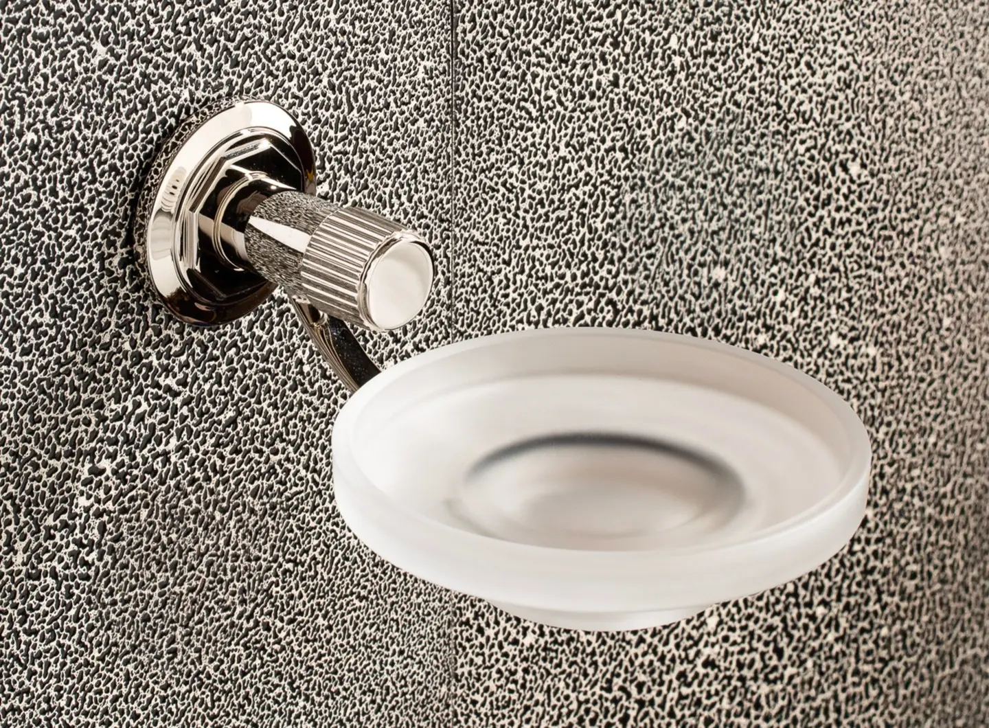 Wall-mounted soap dish