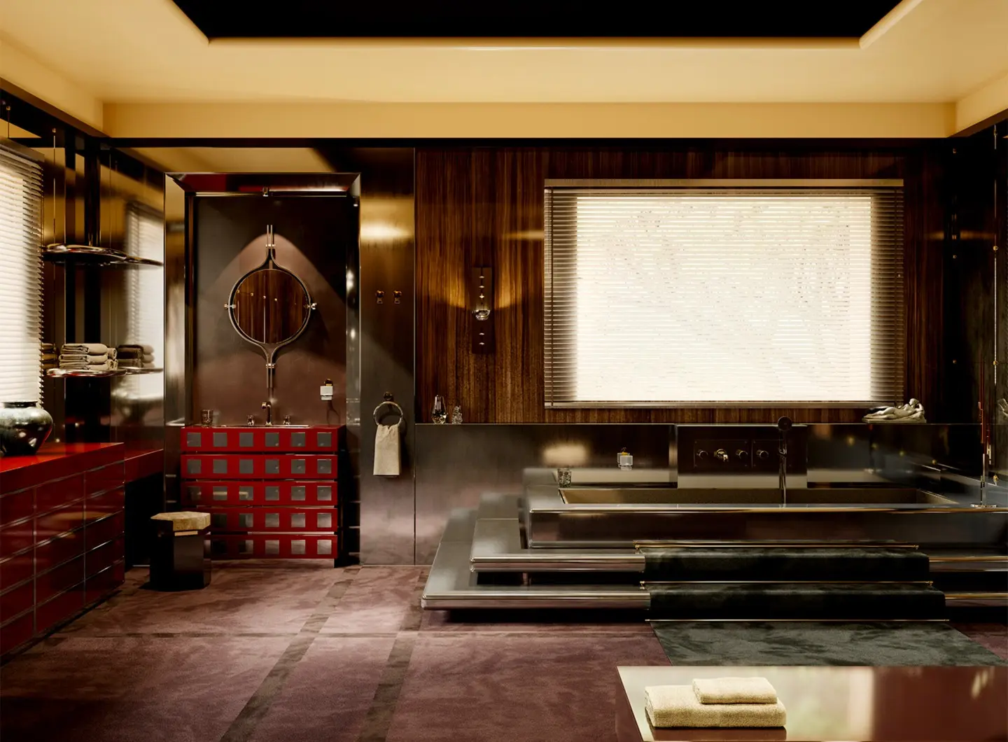 bathroom with Verneuil bathroom fittings