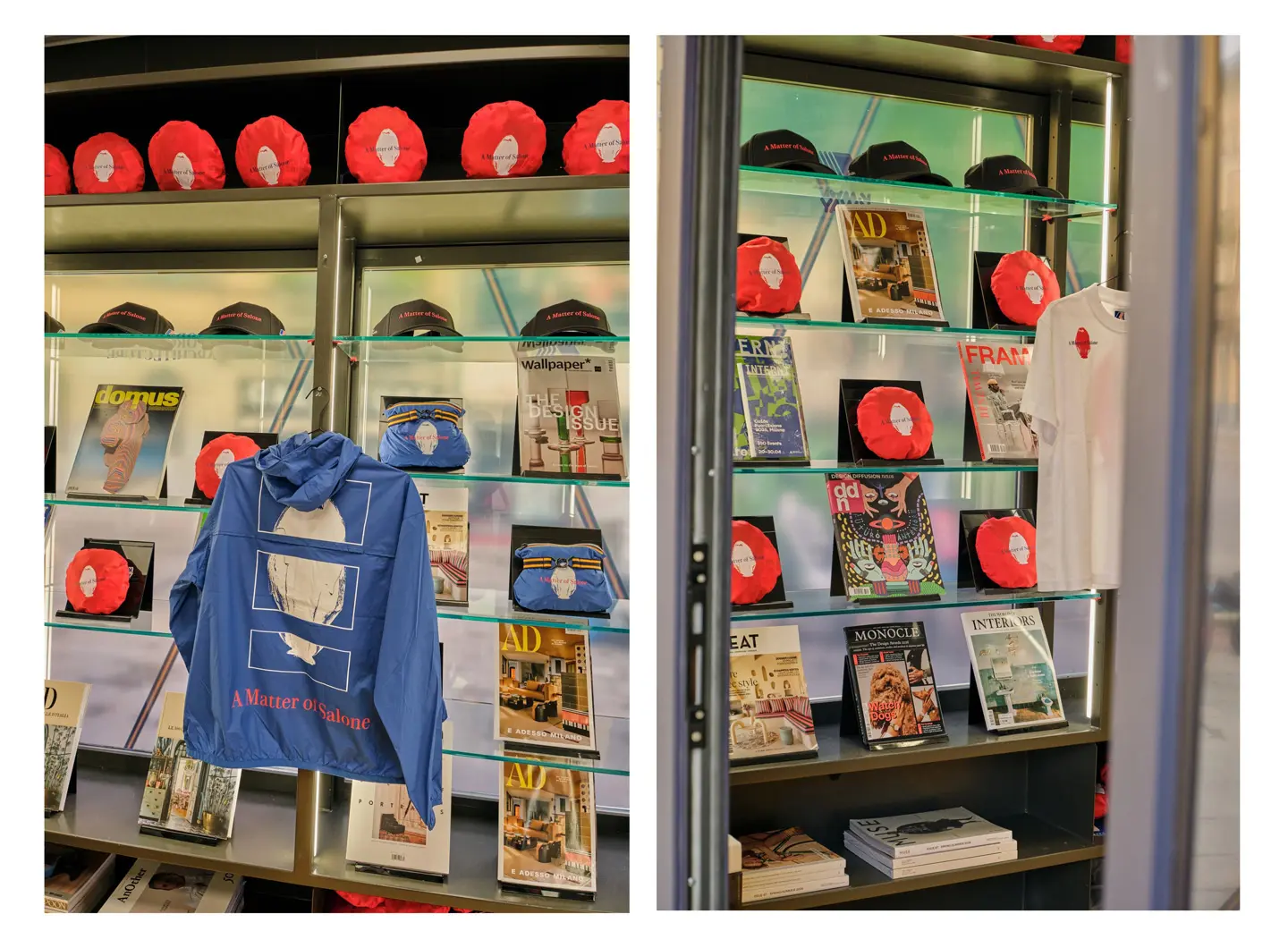 Newsstand in Piazza Sant’Eustorgio, K-Way x Salone del Mobile.Milano