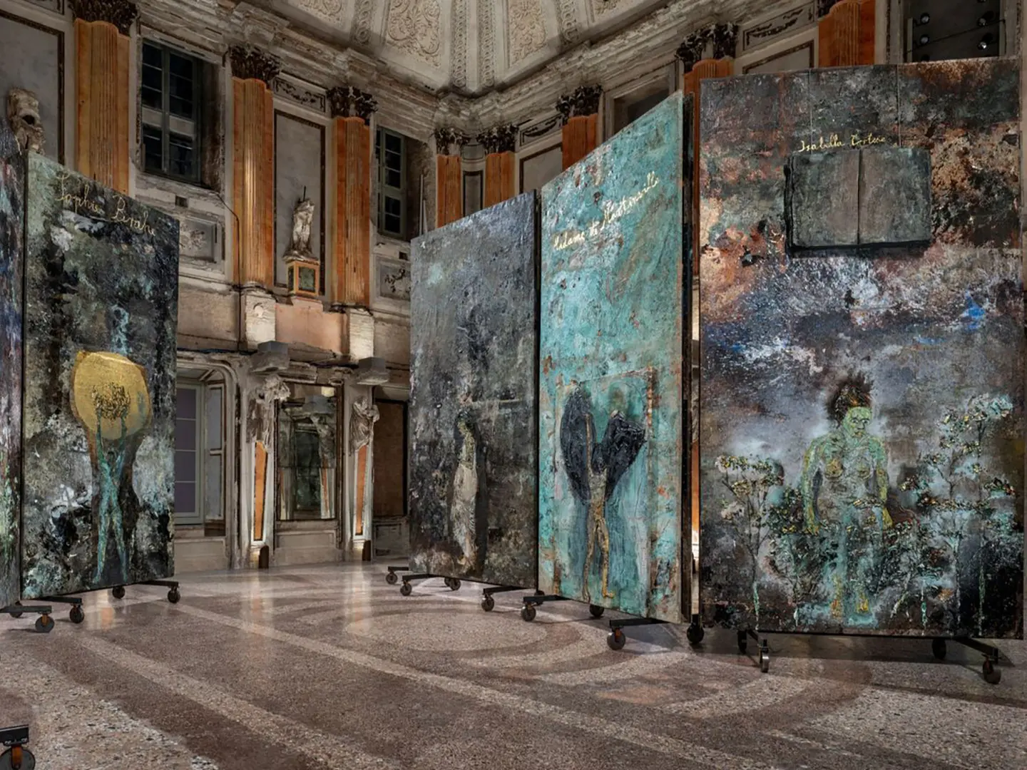 Anselm Kiefer, “The Alchemists”. Exhibition view, Palazzo Reale, Milan, 2026. Courtesy of Palazzo Reale, Photo: Ela Bialkowska, OKNO Studio
