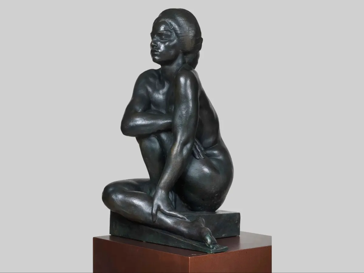 Attilio Selva (Trieste, 1888 – 1970)  Enigma - Bronzo