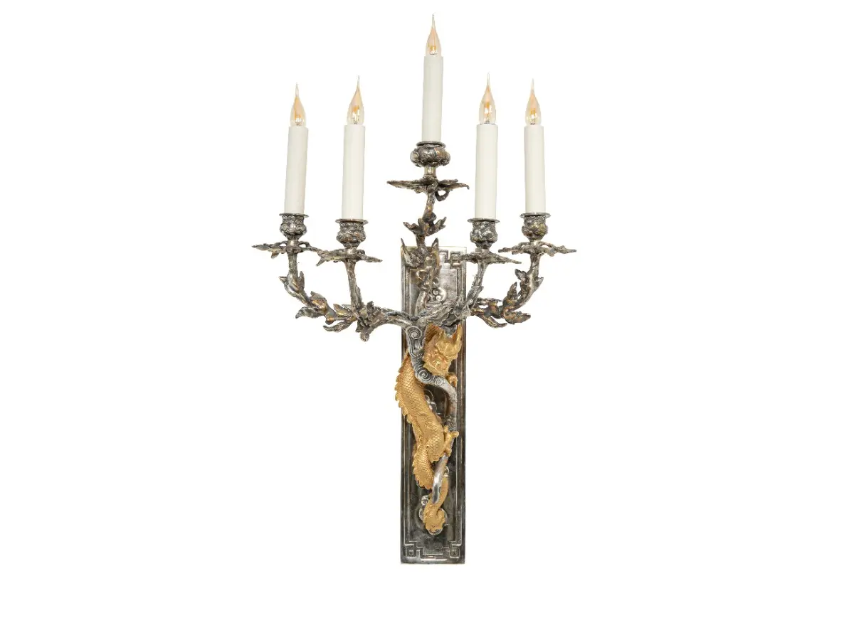 DRAGON WALL LAMP 5 LIGHTS