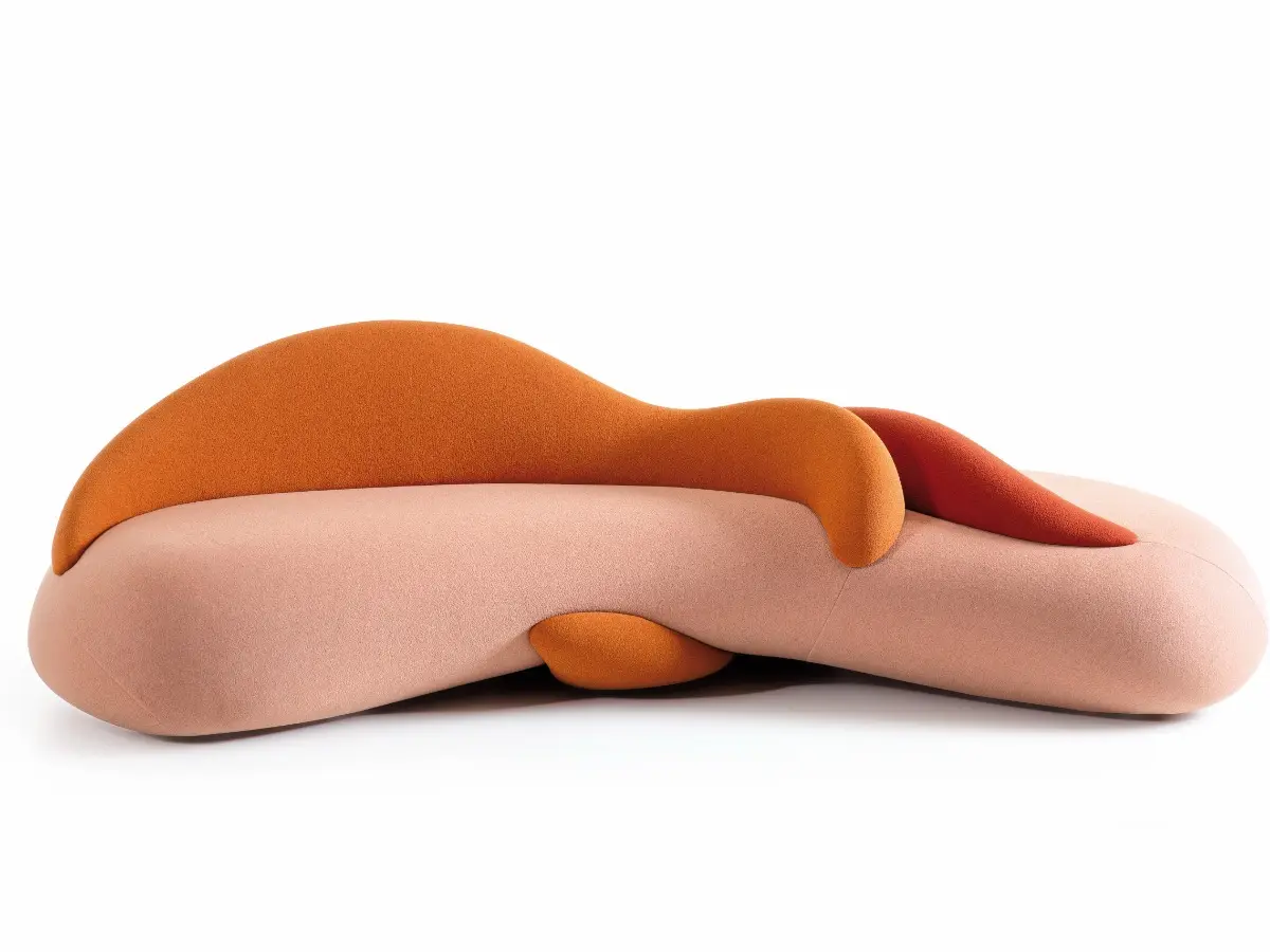 Double-sided Loop sofa in outdoor fabric