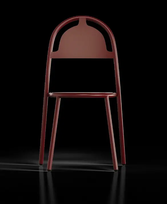 ARC- sedia in ferro impilabile