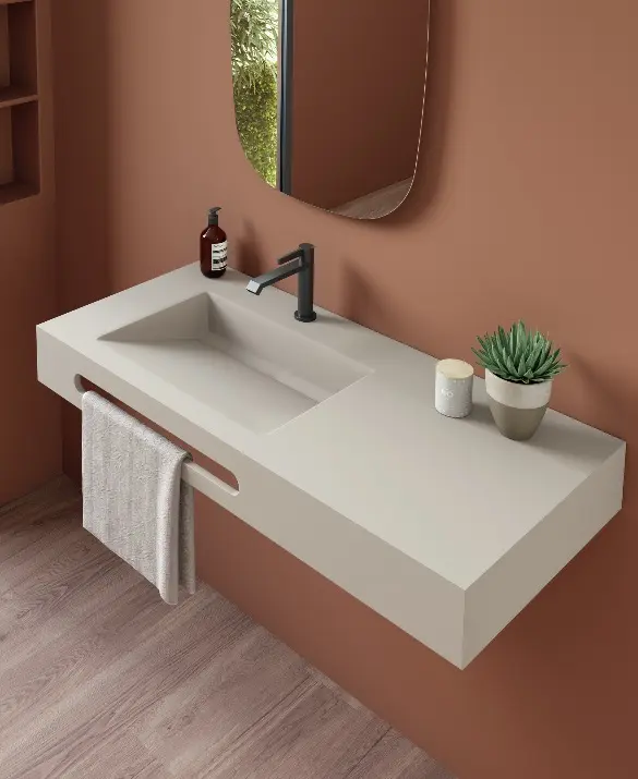 Countertop with basin Metropolitan 