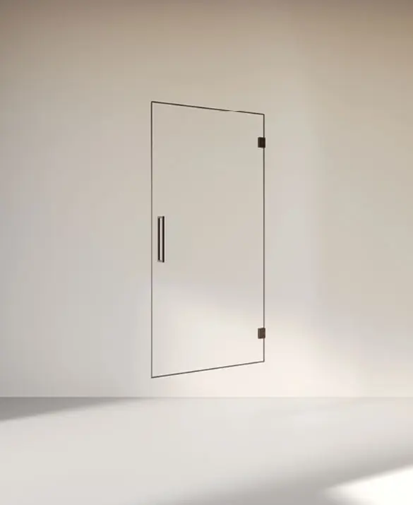 Vismaravetro - Custom-made hinged shower enclosure, millimetre precision – F.LINE Series