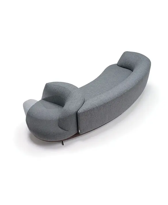 Sofa with swivel armchair