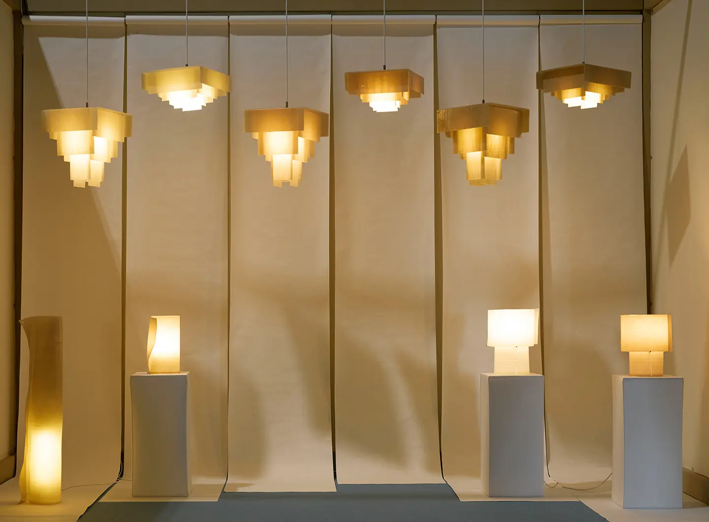 Primo premio: lampada Nippon, collezione Ark, design studio di Copenhagen Russo Betak - SaloneSatellite 2026